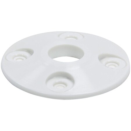 Allstar Performance Plastic Plate Scuff; White, 4PK ALL18431